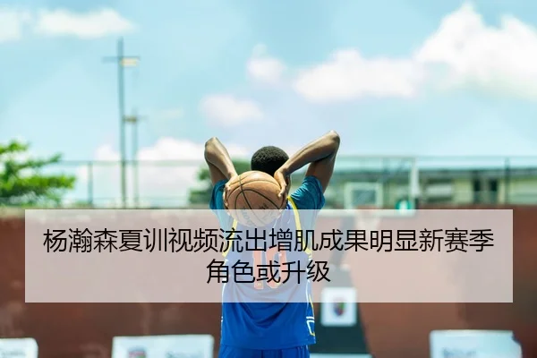 杨瀚森夏训视频流出增肌成果明显新赛季角色或升级